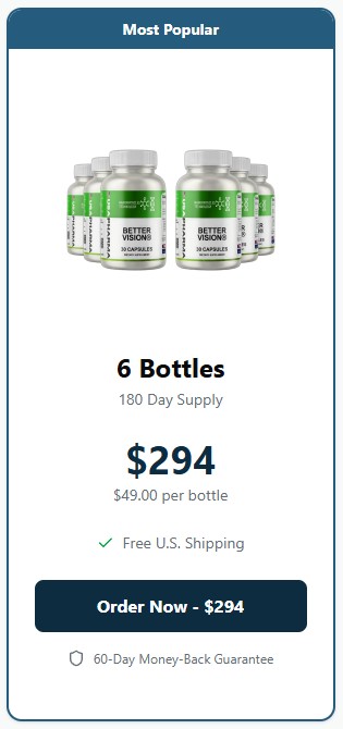 BetterVision 6 Bottle Price